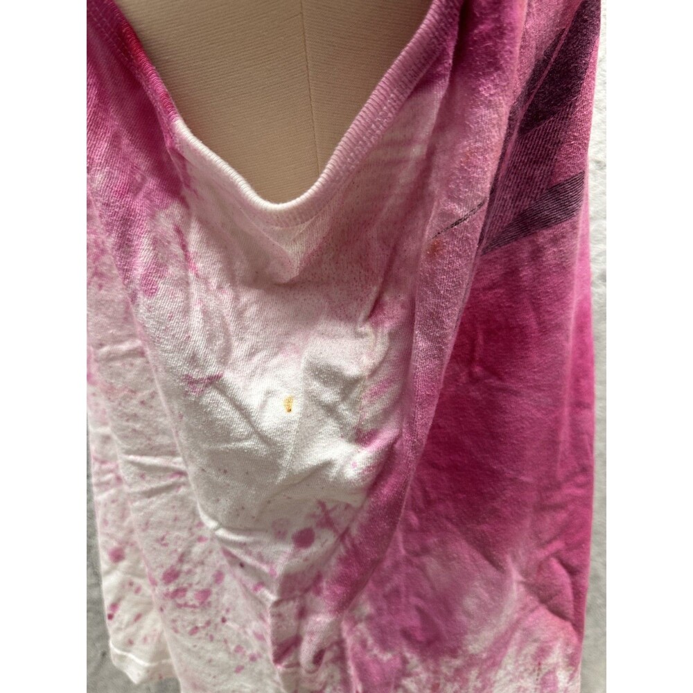 Fox Racing Tank Top XXL Pink Tie Dye Logo Graphic Vintage Y2K Motocross - Picture 10 of 11